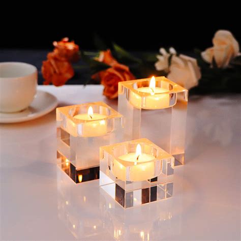 cube candle holders